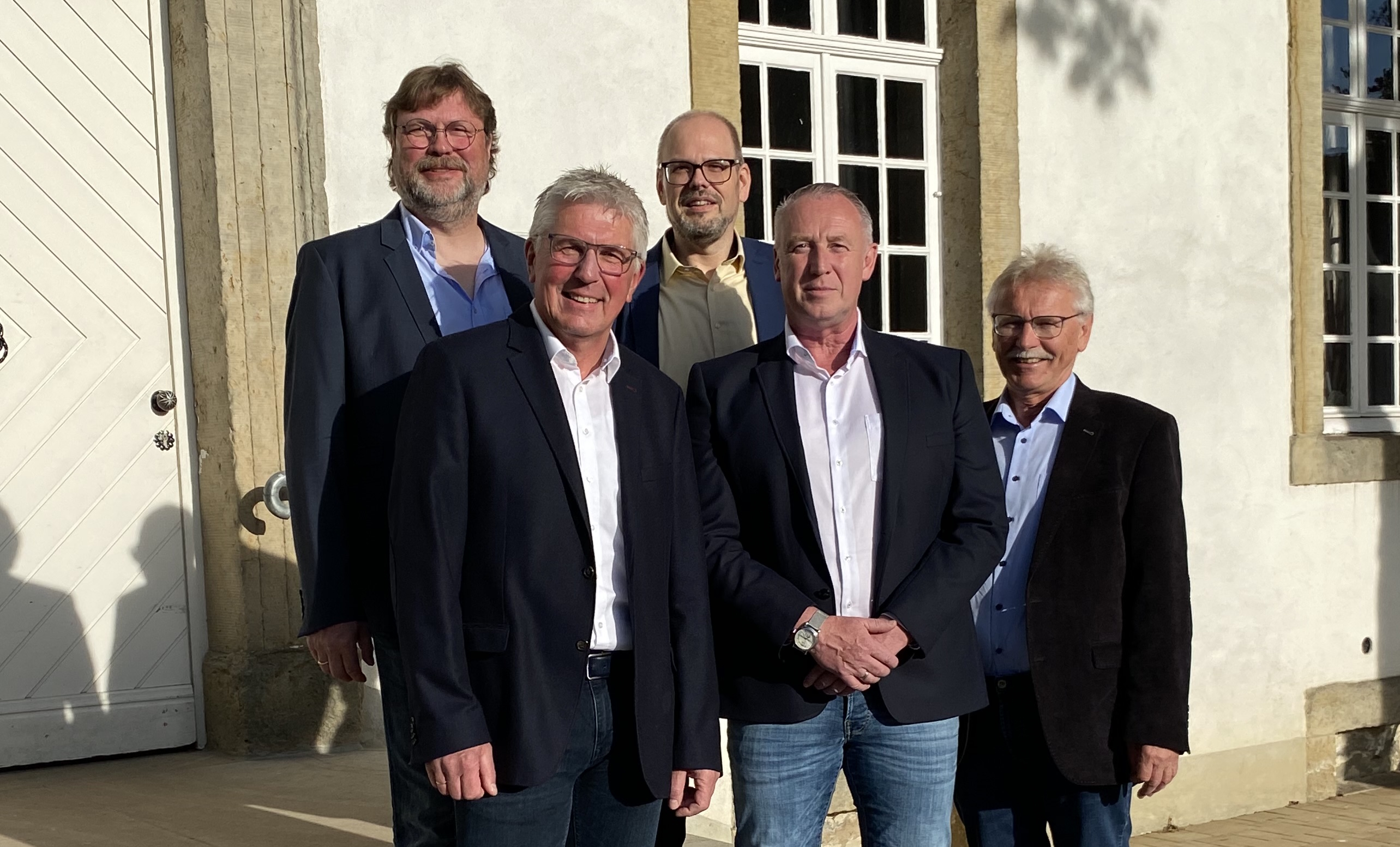 Frank Stegemann mit Fraktionsvorsitzenden